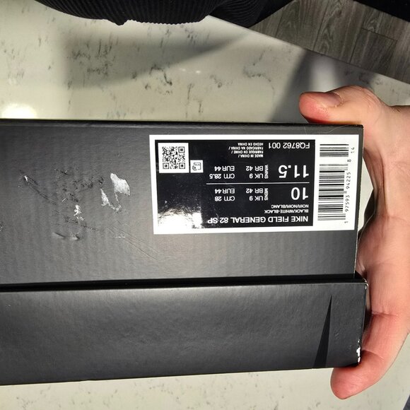 MENS NIKE FIELD GENERAL 82 SP BLACK WHITE MEN'S SIZE 10 NEW - Picture 9 of 9